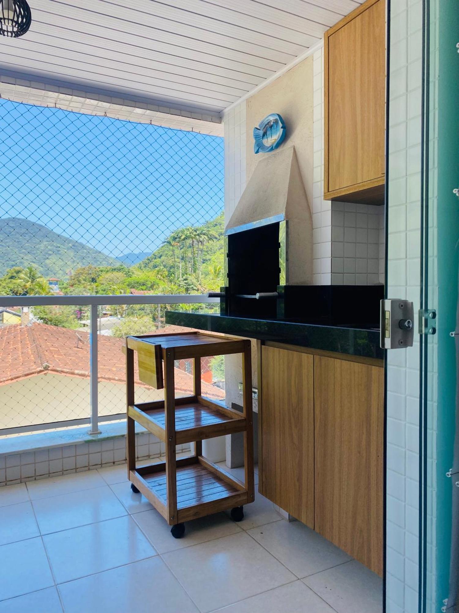 Apto Com Ar-Cond E Piscina A 100 M Praia Da Enseada Ubatuba Exterior foto