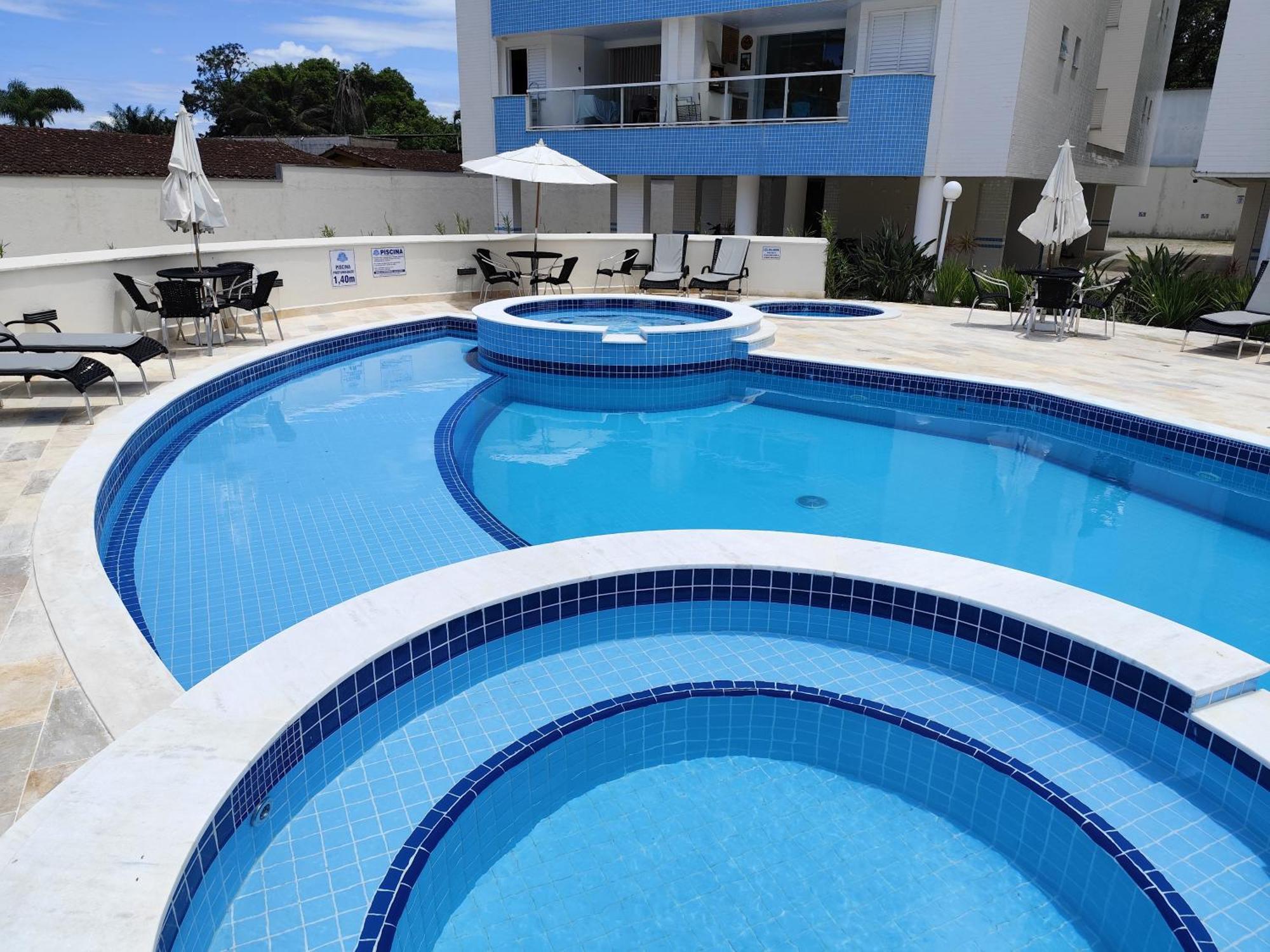 Apto Com Ar-Cond E Piscina A 100 M Praia Da Enseada Ubatuba Exterior foto